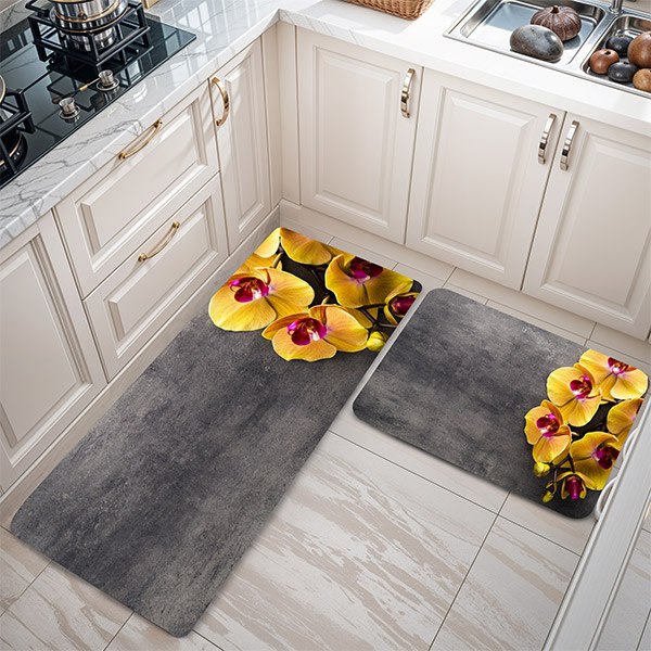 پادری طرح گل مدل گل های زرد زیبا MF0052