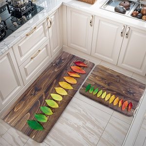 پادری طرح گل مدل برگ های زیبای رنگی MF0088