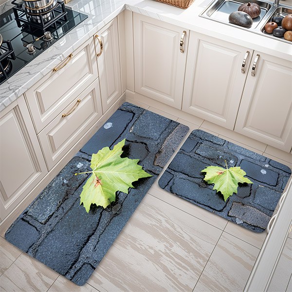 پادری طرح گل مدل برگ سبز در خیابان MF0091