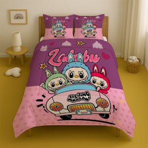 روتختی کودک یک نفره مدل عروسک لبوبو کد k-003