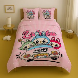 روتختی کودک یک نفره مدل عروسک لبوبو کد k-004