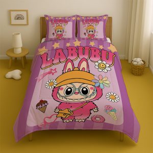 روتختی کودک یک نفره مدل عروسک لبوبو کد k-006