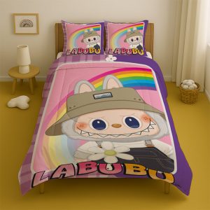 روتختی کودک یک نفره مدل عروسک لبوبو کد k-010