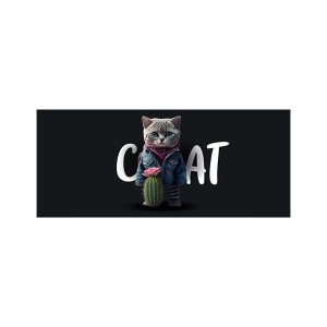 پادری حیوانات مدل گربه و کاکتوسMA0003