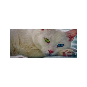 پادری حیوانات مدل طرح رنگ روغنی گربه MA0008