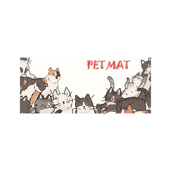 پادری حیوانات مدل گربه های کارتونی