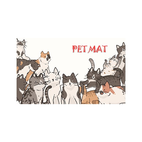 پادری حیوانات مدل گربه های کارتونی