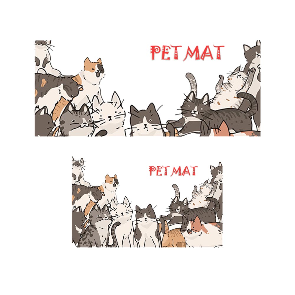 پادری حیوانات مدل گربه های کارتونی