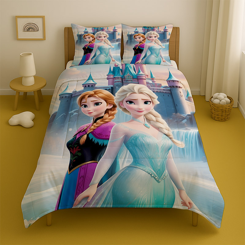 روتختی نوجوان یک نفره مدل السا و آنا کد T-44