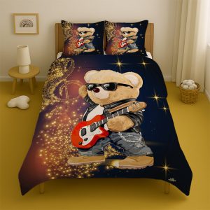 روتختی نوجوان یک نفره مدل خرس و گیتار کد T-34