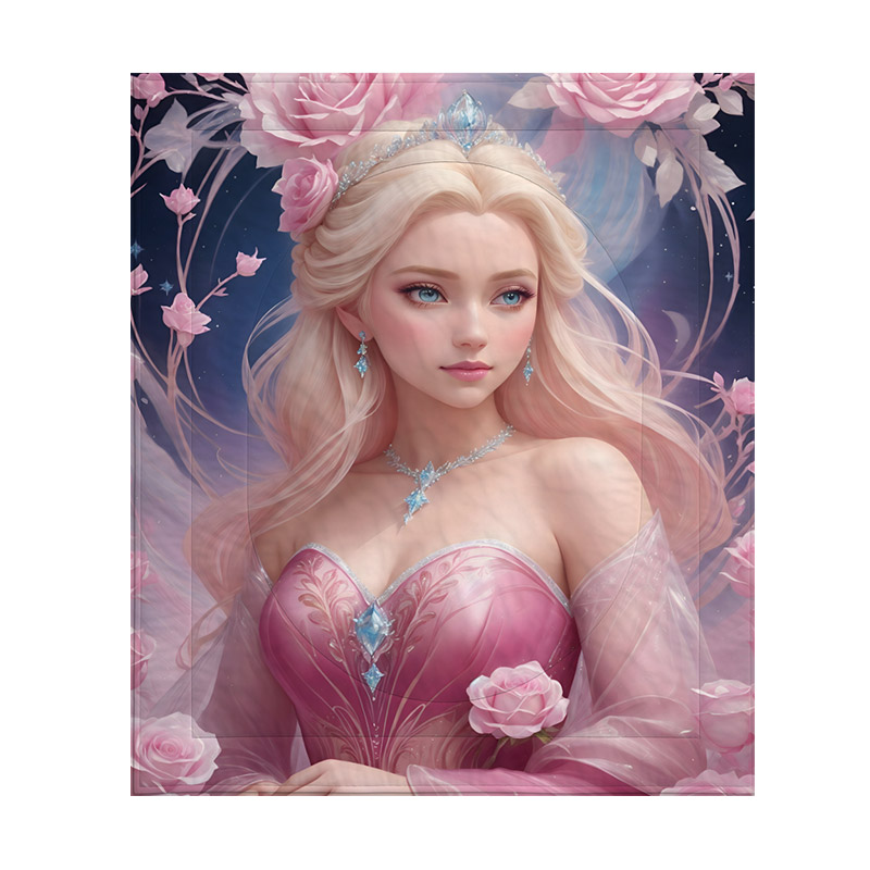 روتختی نوجوان یک نفره مدل پرنسس کد T-43