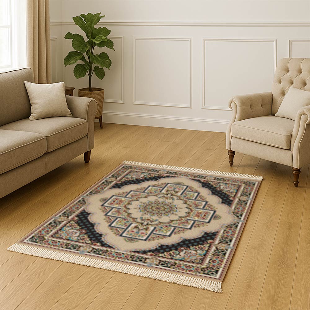 فرشینه طرح فرش سنتی مدل MR1024