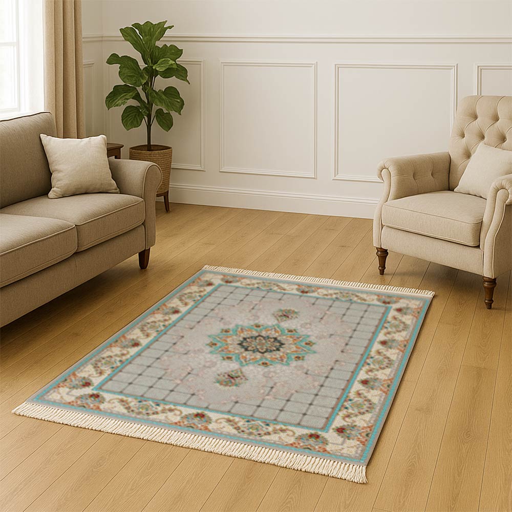 فرشینه طرح فرش سنتی مدل MR1034