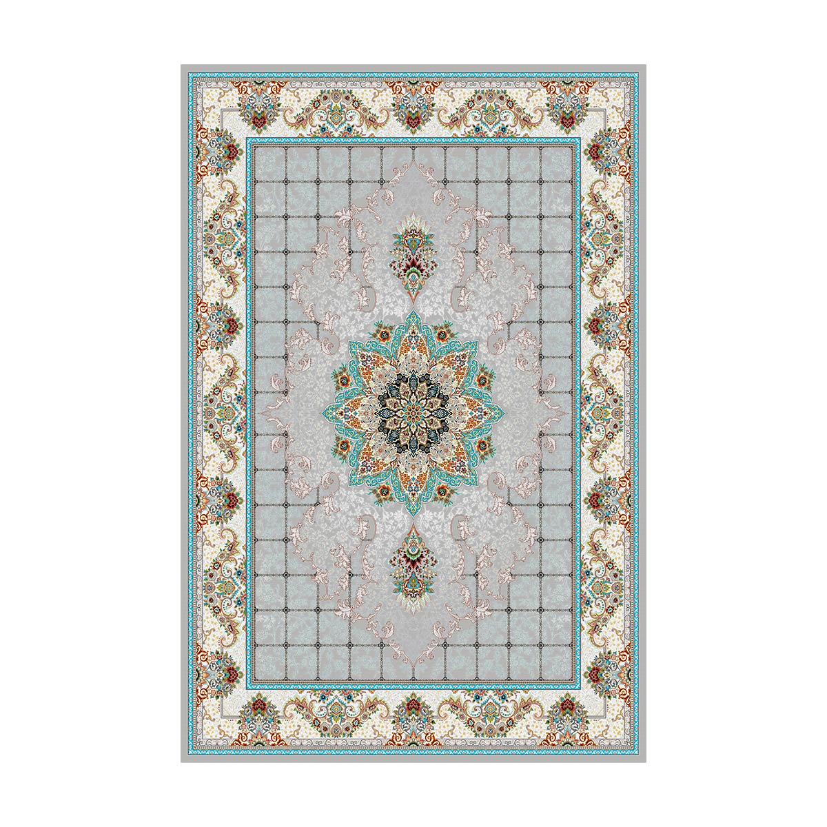 فرشینه طرح فرش سنتی مدل MR1034