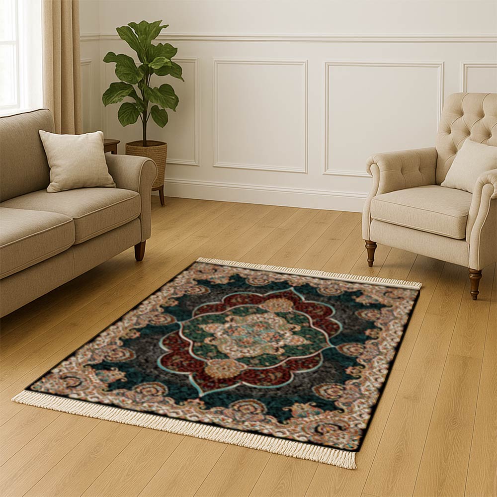 فرشینه طرح فرش سنتی مدل MR1065