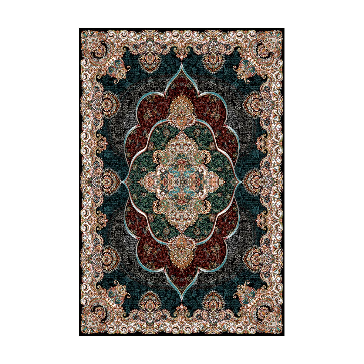 فرشینه طرح فرش سنتی مدل MR1065