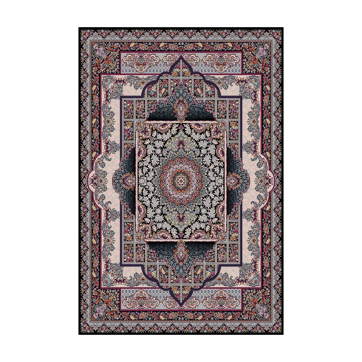 فرشینه طرح فرش سنتی مدل MR1070