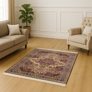 فرشینه طرح فرش سنتی مدل MR1083