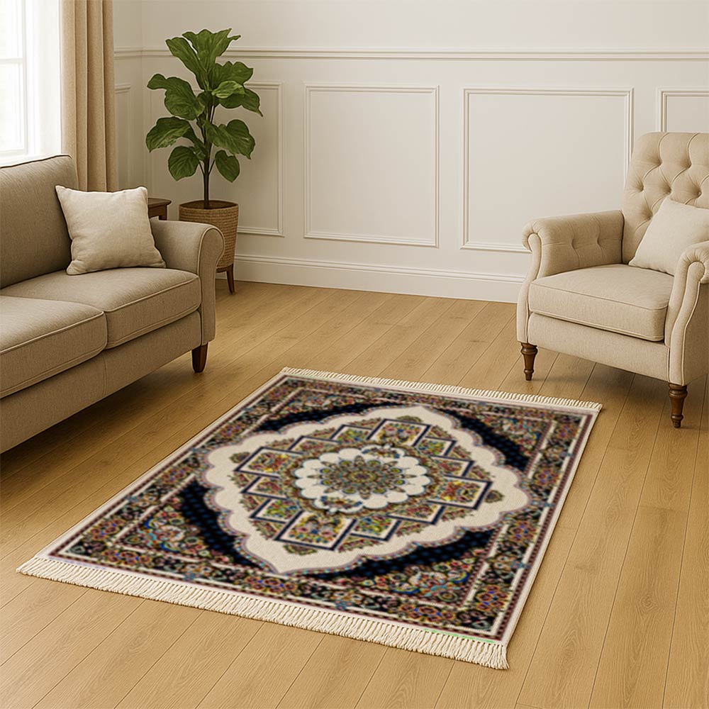 فرشینه طرح فرش سنتی مدل MR1093