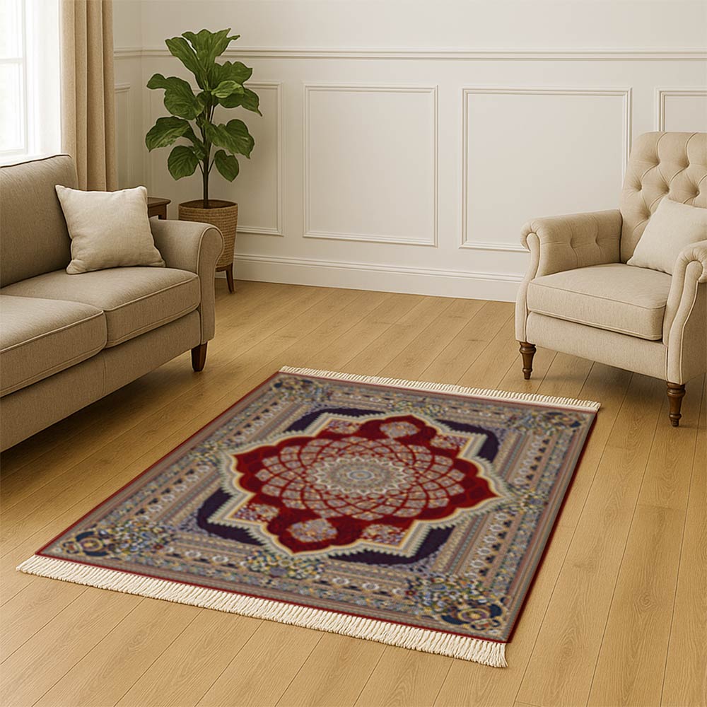 موکاپ فرشینه طرح فرش سنتی مدل MR1119