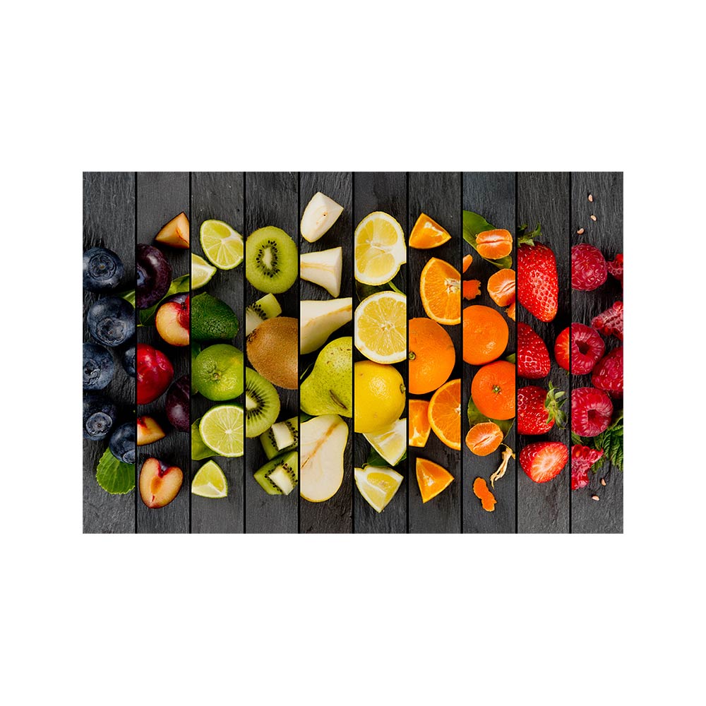 فرشینه آشپزخانه طرح اسلایس های میوه کد CR0064