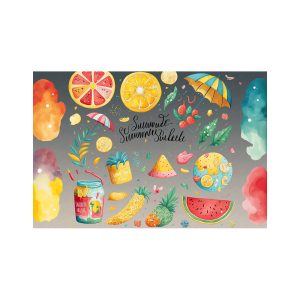 پادری آشپزخانه مدل میوه های تابستانه MH0322