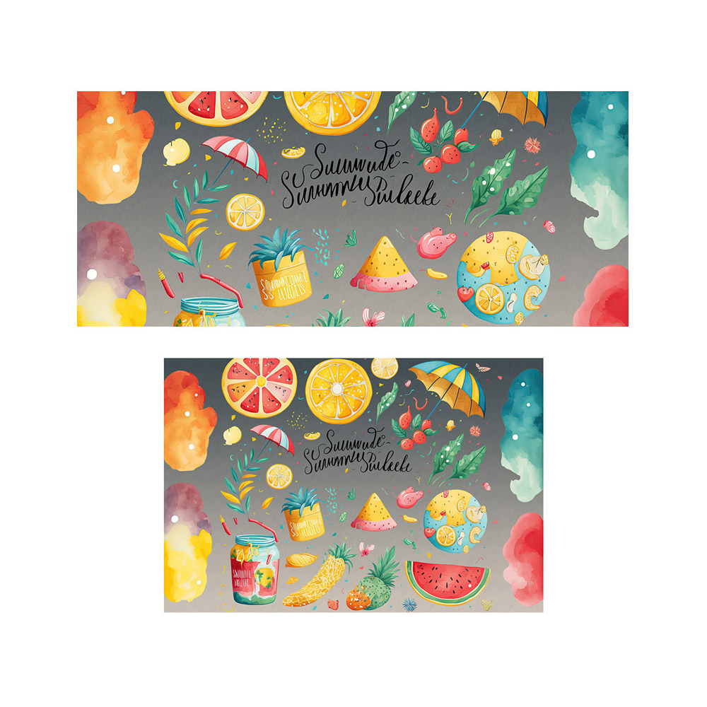 پادری آشپزخانه مدل میوه های تابستانه MH0322