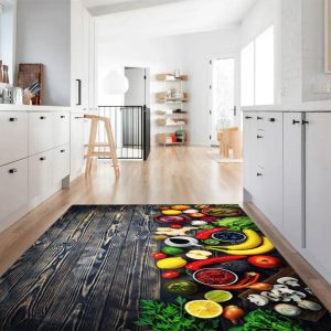 فرشینه آشپزخانه طرح میوه تازه کد CR0066