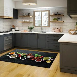 فرشینه آشپزخانه طرح میز ادویه کد CR0318