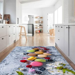 فرشینه آشپزخانه طرح کوکی های کرم دار کد CR0319