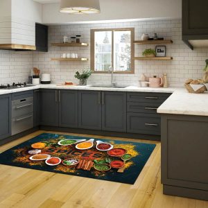 فرشینه آشپزخانه طرح ادویه و طعم کد CR0326