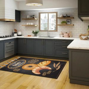 فرشینه آشپزخانه طرح نان و گندم کد CR0327