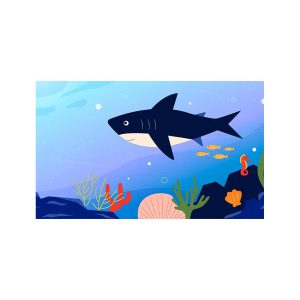 پادری حیوانات مدل نهنگ و ماهی MA0143