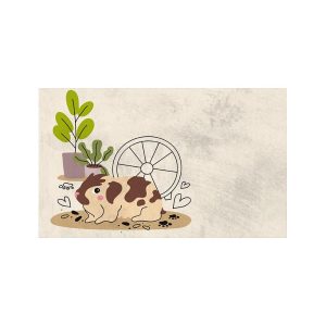 پادری حیوانات مدل سگ آرام MA0180