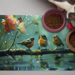 پادری حیوانات مدل گنجشک روی شاخه MA0196