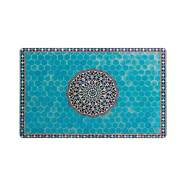 پادری طرح فرش مدل کاشی فیروزه