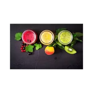 پادری آشپزخانه مدل لیوان های آبمیوه طبیعی