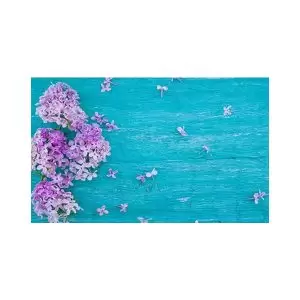 پادری طرح گل مدل شاخه یاس بنفش