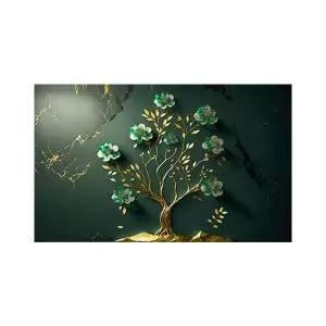 پادری طرح گل مدل درختچه طلایی