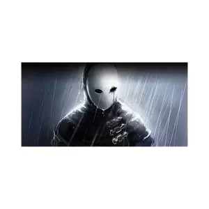 موس پد آدرنالین مدل مردی با ماسک سفید