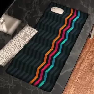 موس پد طرح زیبای خط های رنگی گرافیکیM13106