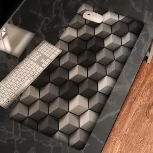 موس پد طرح گرافیکی مکعب های سه بعدیM13120