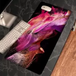 موس پد مدل طرح انتزاعی زیبای صورتیM13054