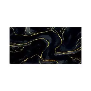 موس پد مدل طرح رگه های طلایی سنگ مرمر مشکی