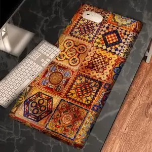 موس پد طرح مربع های سنتی زیباM13158