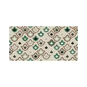 موس پد طرح پترن گل های زیبا زمینه روشن