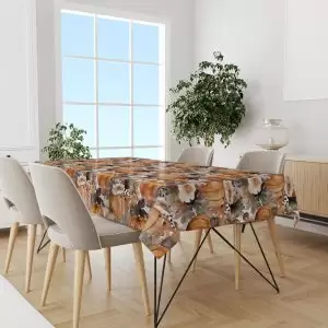 سفره و رومیزی پارچه ای مدل کدو تنبل