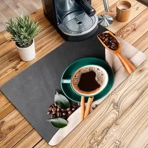 مت بار آشپزخانه و کافه مدل فنجان سبز قهوه MH1020