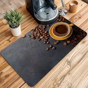 مت بار آشپزخانه و کافه مدل یک فنجان زندگی و قهوه MH1057