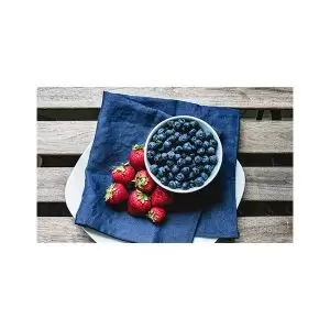 پادری آشپزخانه مدل ظرف تمشک و توت فرنگی